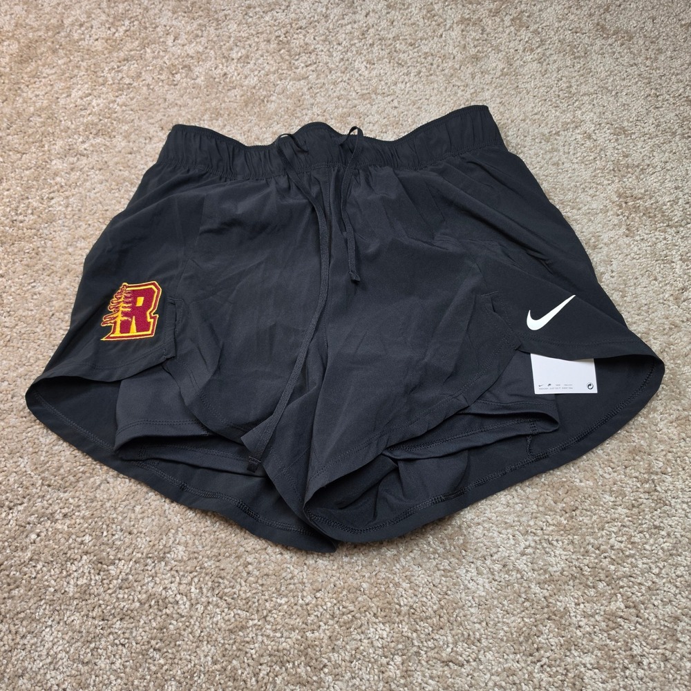 Nike Training Shorts Black 2-in-1 Dri-FIT Collegiate Patch Athletic Size M